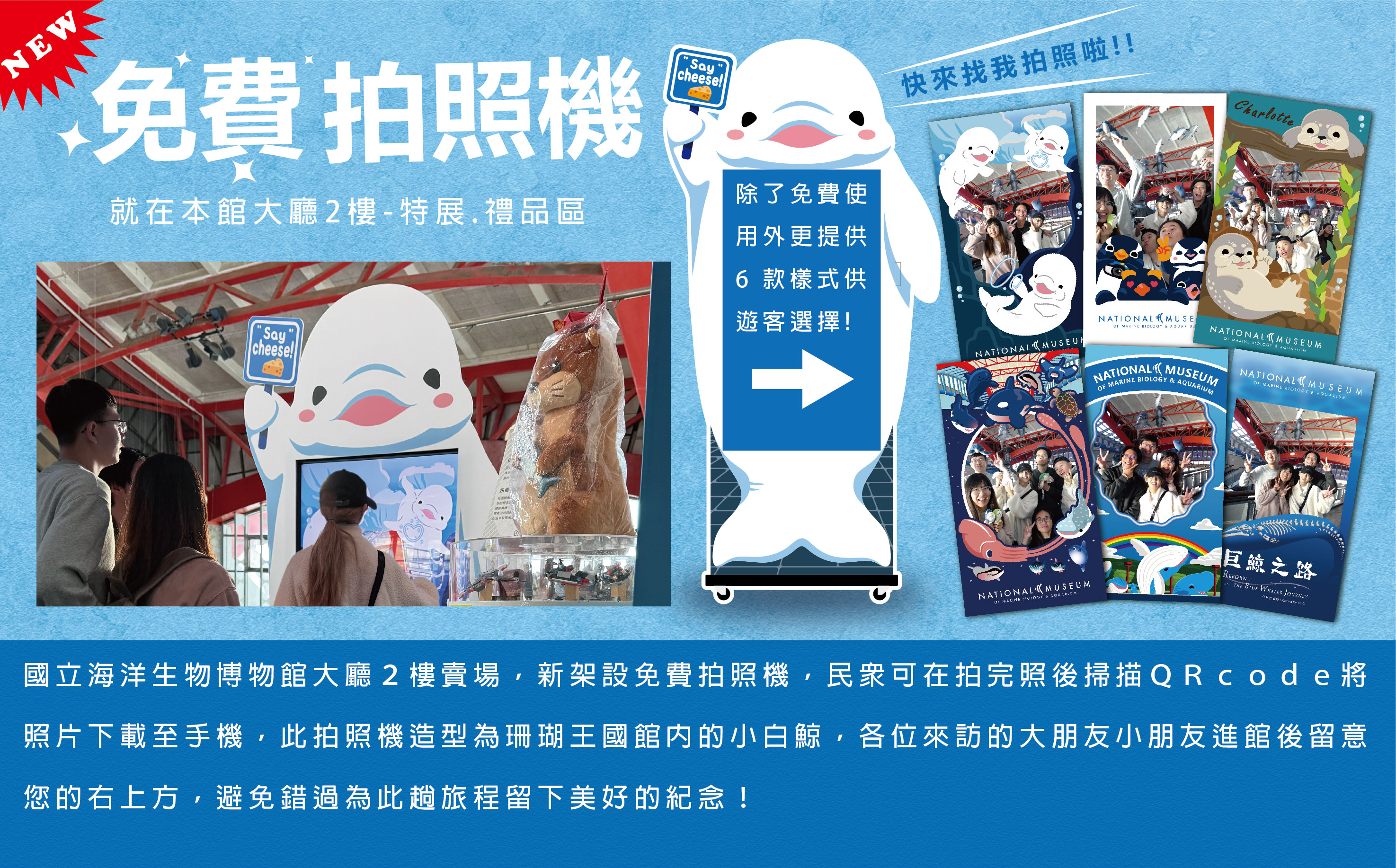免費拍照機白鯨款